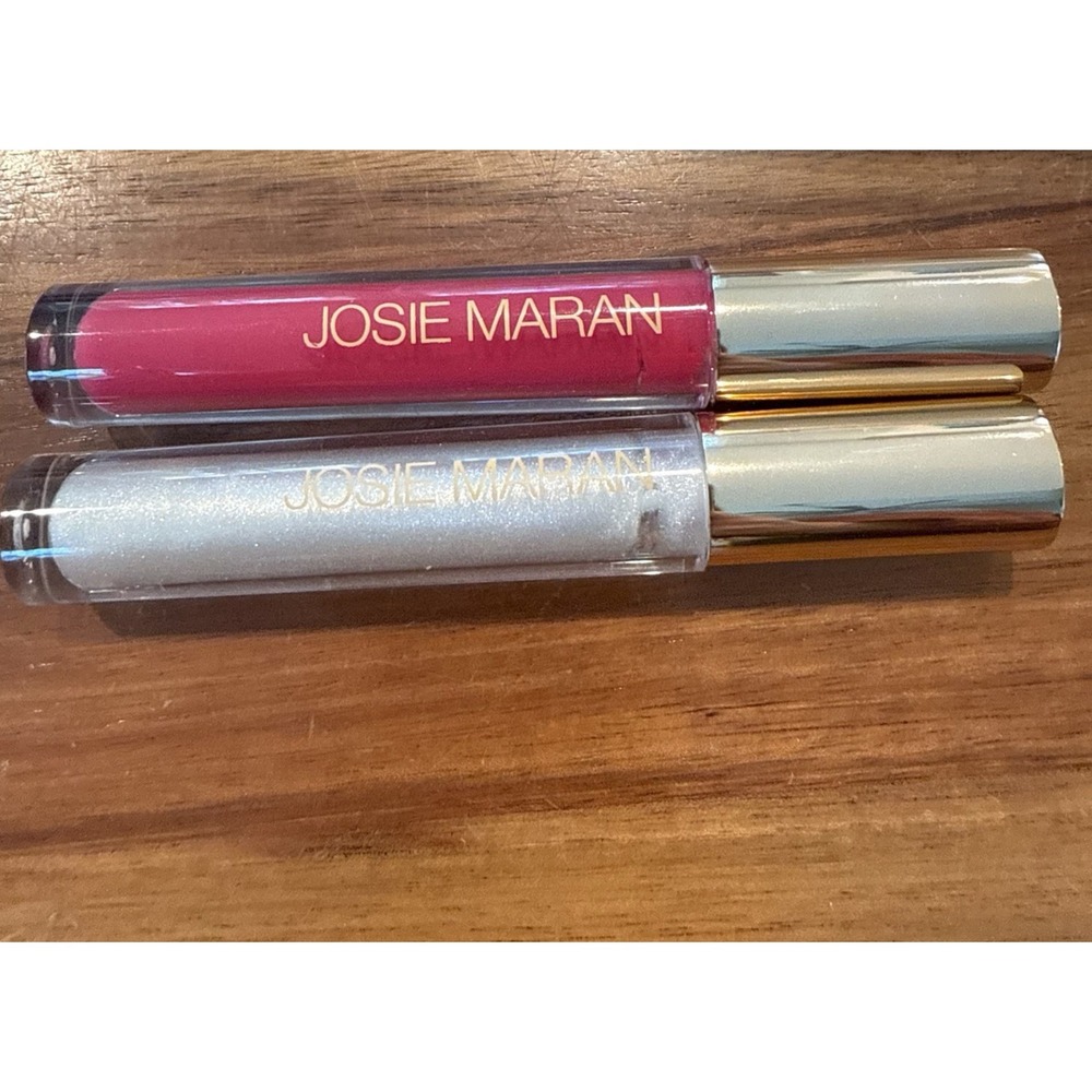 Josie Maran Argan Natural Volume Lip Gloss Duo Playdate Moondance 0.10oz